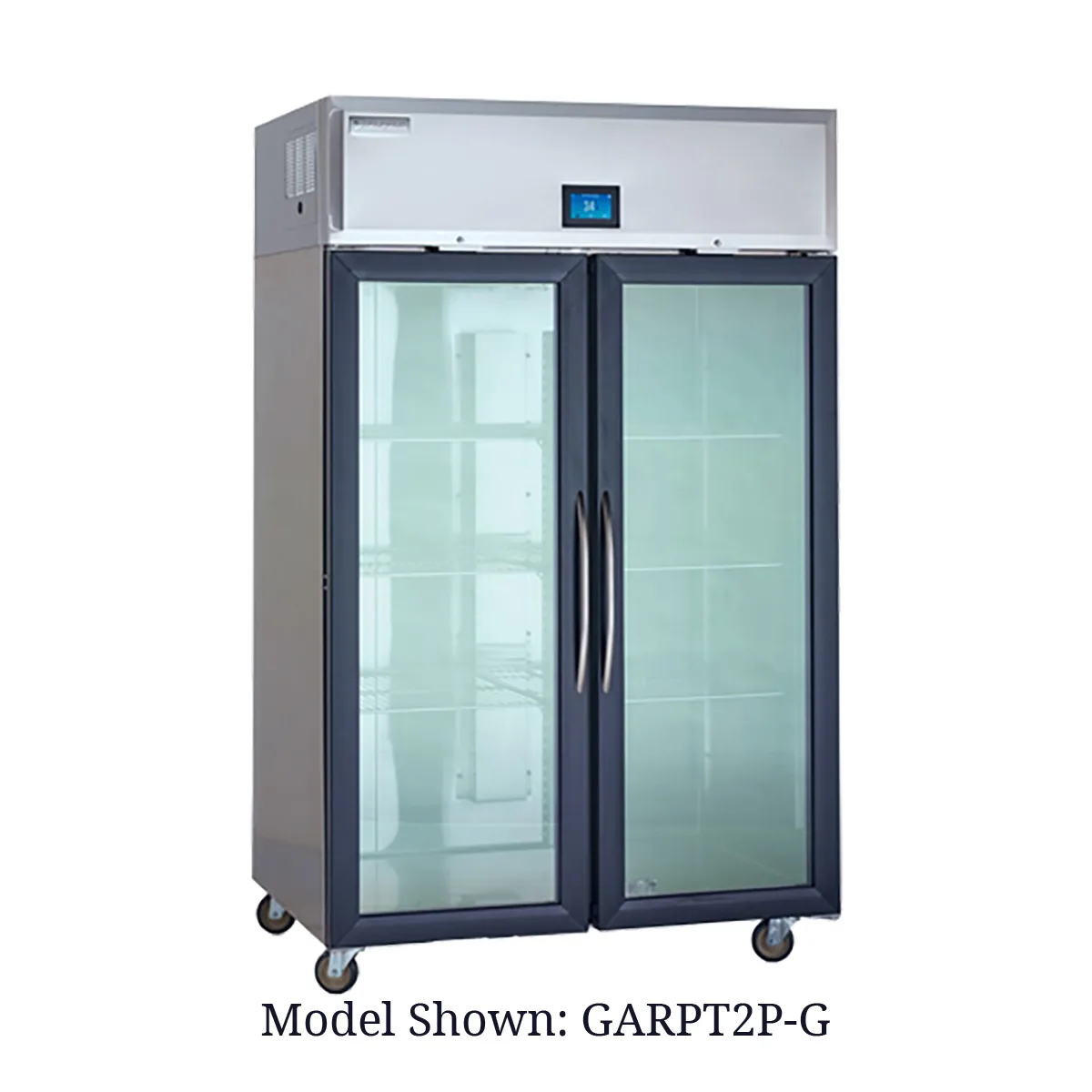 Delfield GARPT1P-GH 33" 1-Glass Door Pass-Thru Refrigerator, 23 cu. ft., Top Mounted