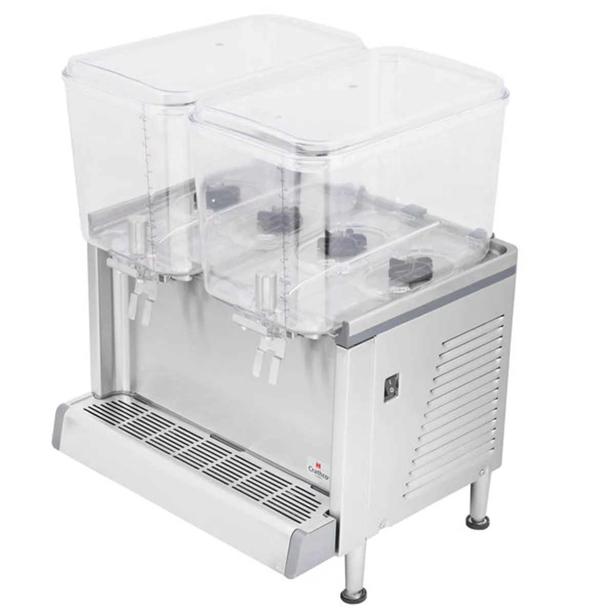 Crathco CS-2D-16-290 (BPA FREE) Beverage Dispenser with 2 Bowl, Agitator - 4.75 Gal (each) - 1/10 Hp