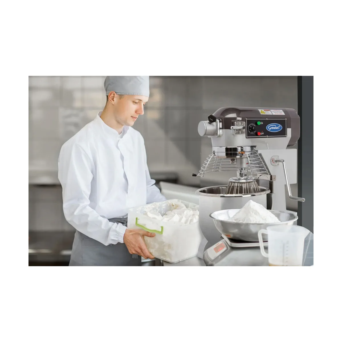 General GEM120 Countertop 20 qt  Commercial Planetary Mixer, 3-Speed