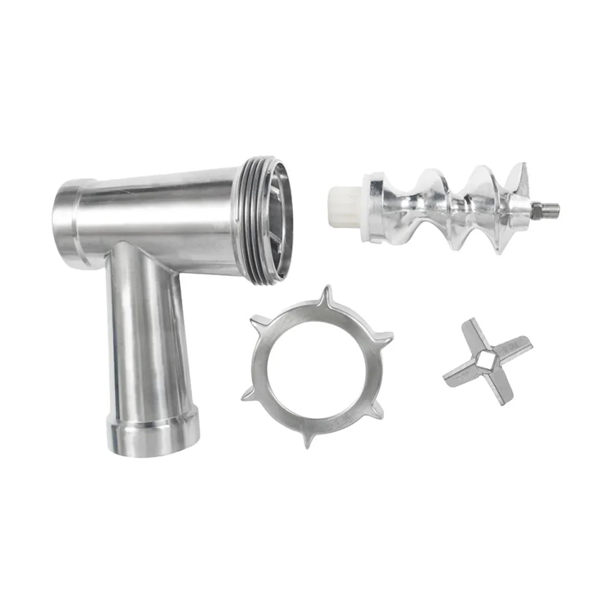 Hamilton Beach 33-0201-W Meat Grinder, 3/4 HP, 120-180 lbs/hr, #8 Hub, 3mm/5mm/7mm Stainless Plates, 575W, 120V