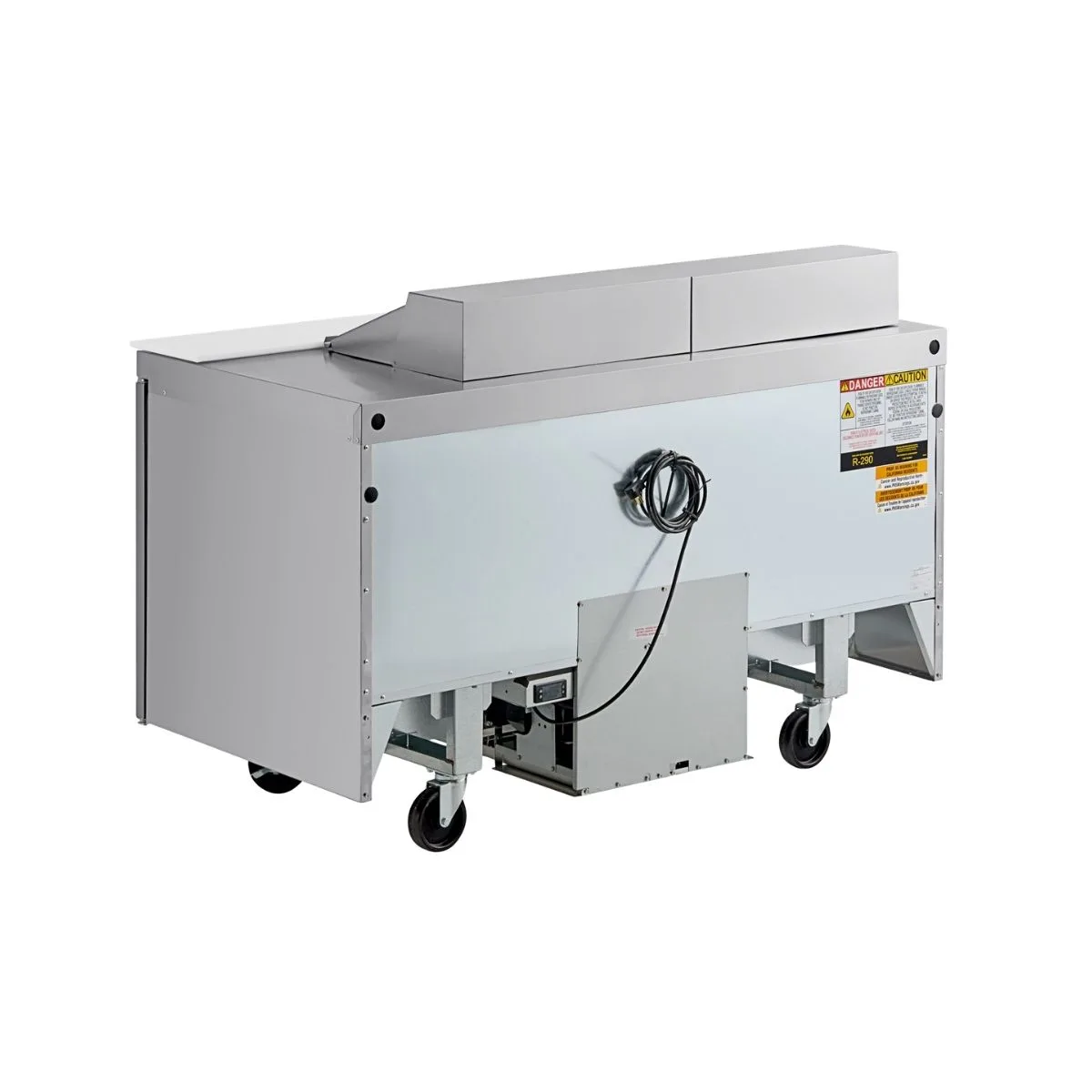 Delfield 4460NP-12 60" 2-Door Sandwich and Salad Prep Table, 12 Pans, 20.20 cu. ft.