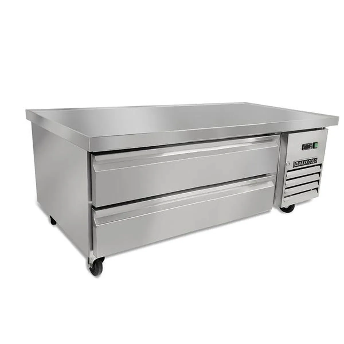 Maxx Cold MXCB60HC 62" X-Series Refrigerated Chef Base w/ 2 Drawers, 8.8 cu. ft.