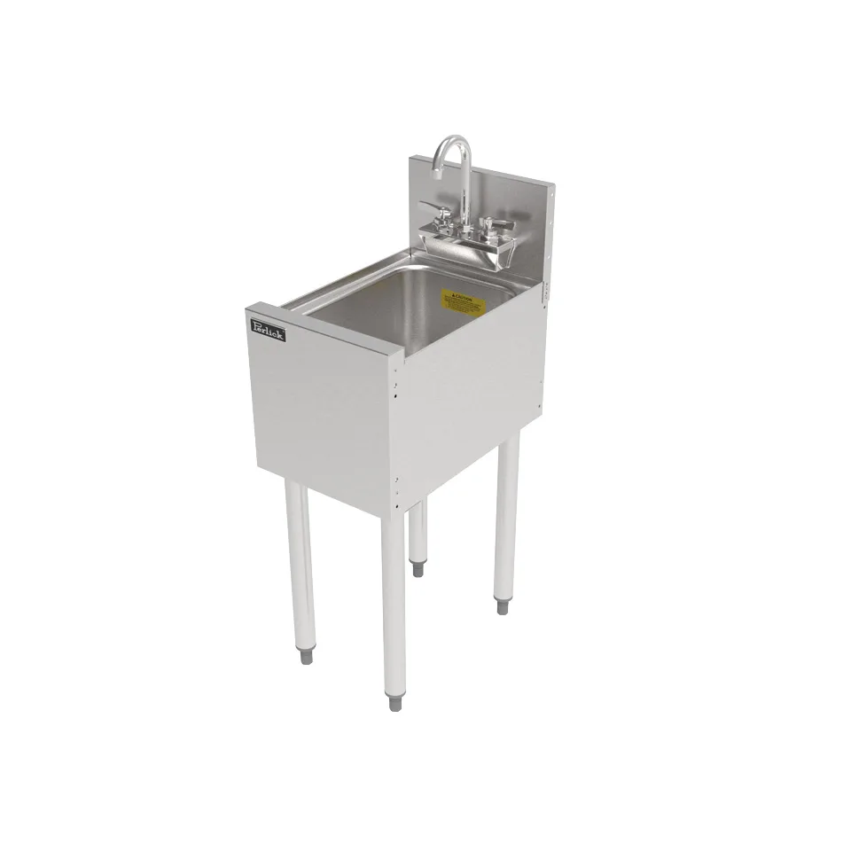 Perlick TS12DS Ts Series Underbar Wet Waste Sink Unit, 12"W X 18-9/16"D