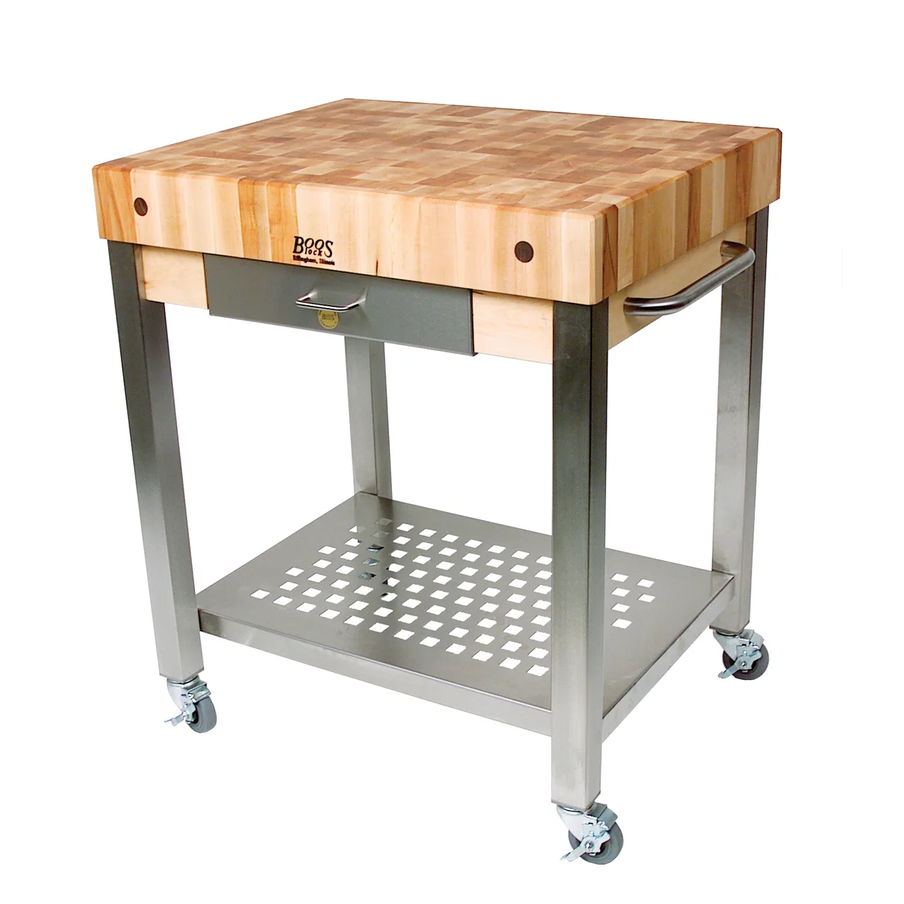 John Boos CUCT24-D Cucina Technica Cart, 30"W X 24"D X 35"H Overall Size