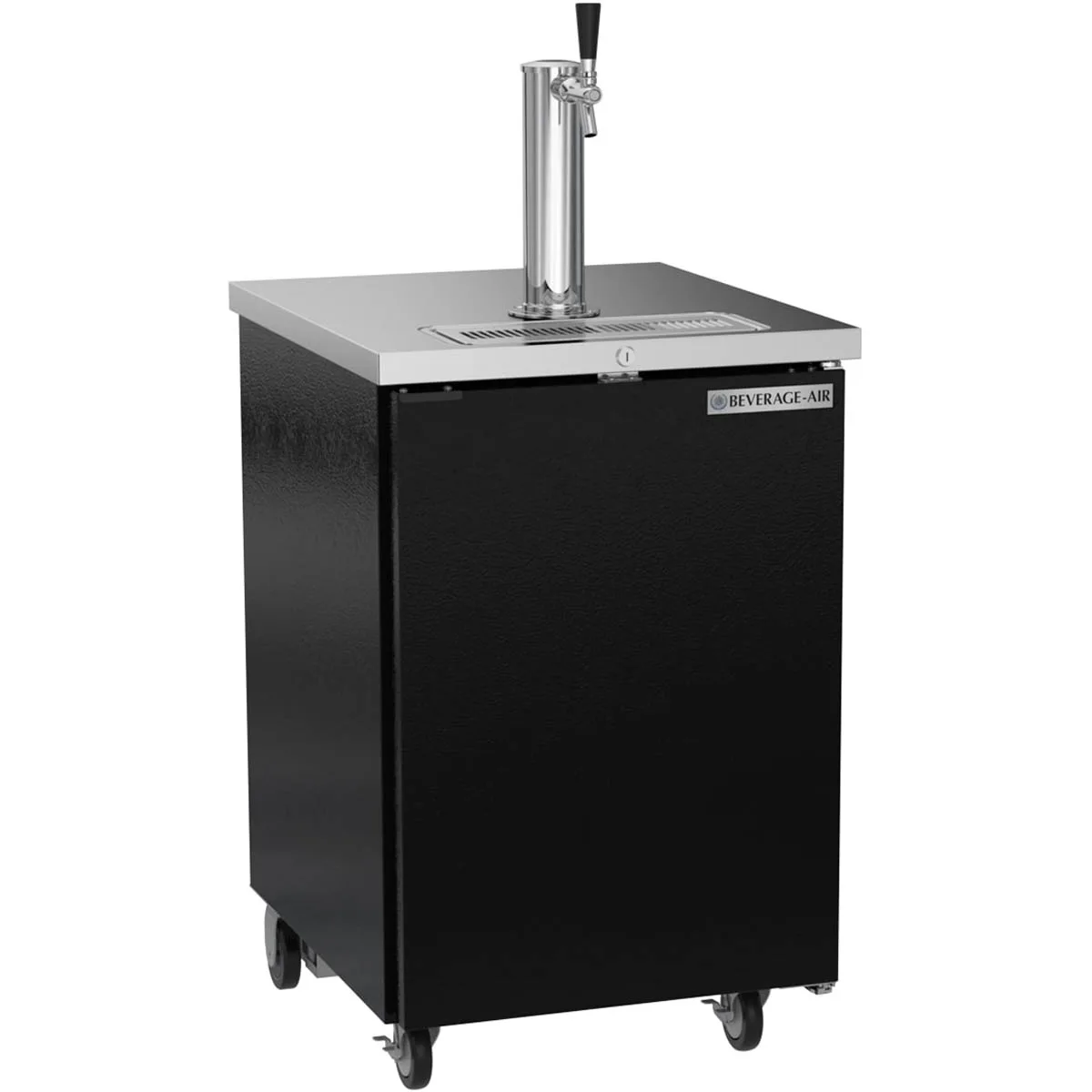 Beverage Air DD24HC-1-B 24" Draft Beer Cooler w/ 1 Keg, 7.66 cu. ft., 1 Single-Tap Tower