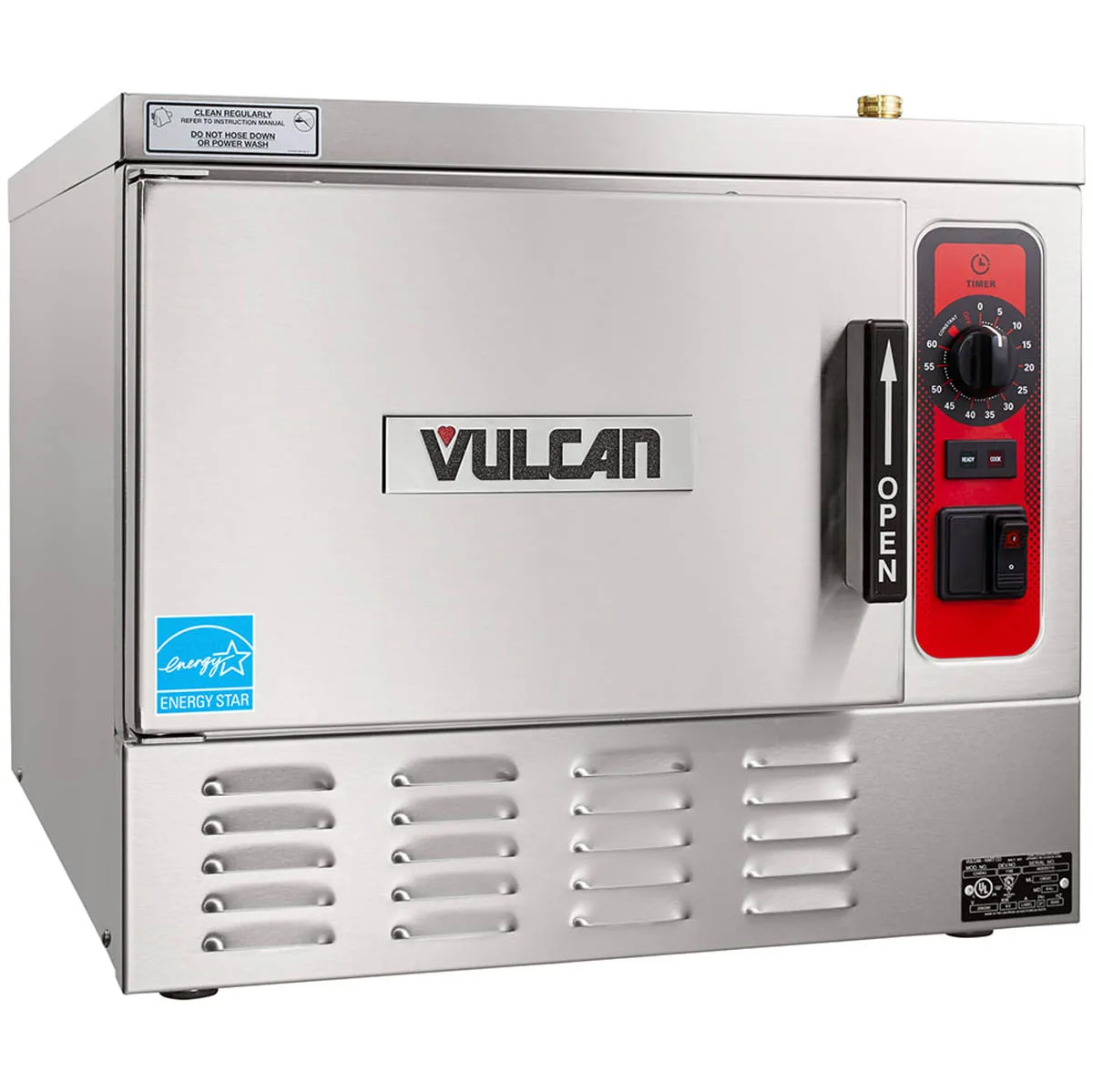 Vulcan C24EA3 PS PowerSteam 3 Pan Countertop Electric Convection Steamer w/ Professional Controls