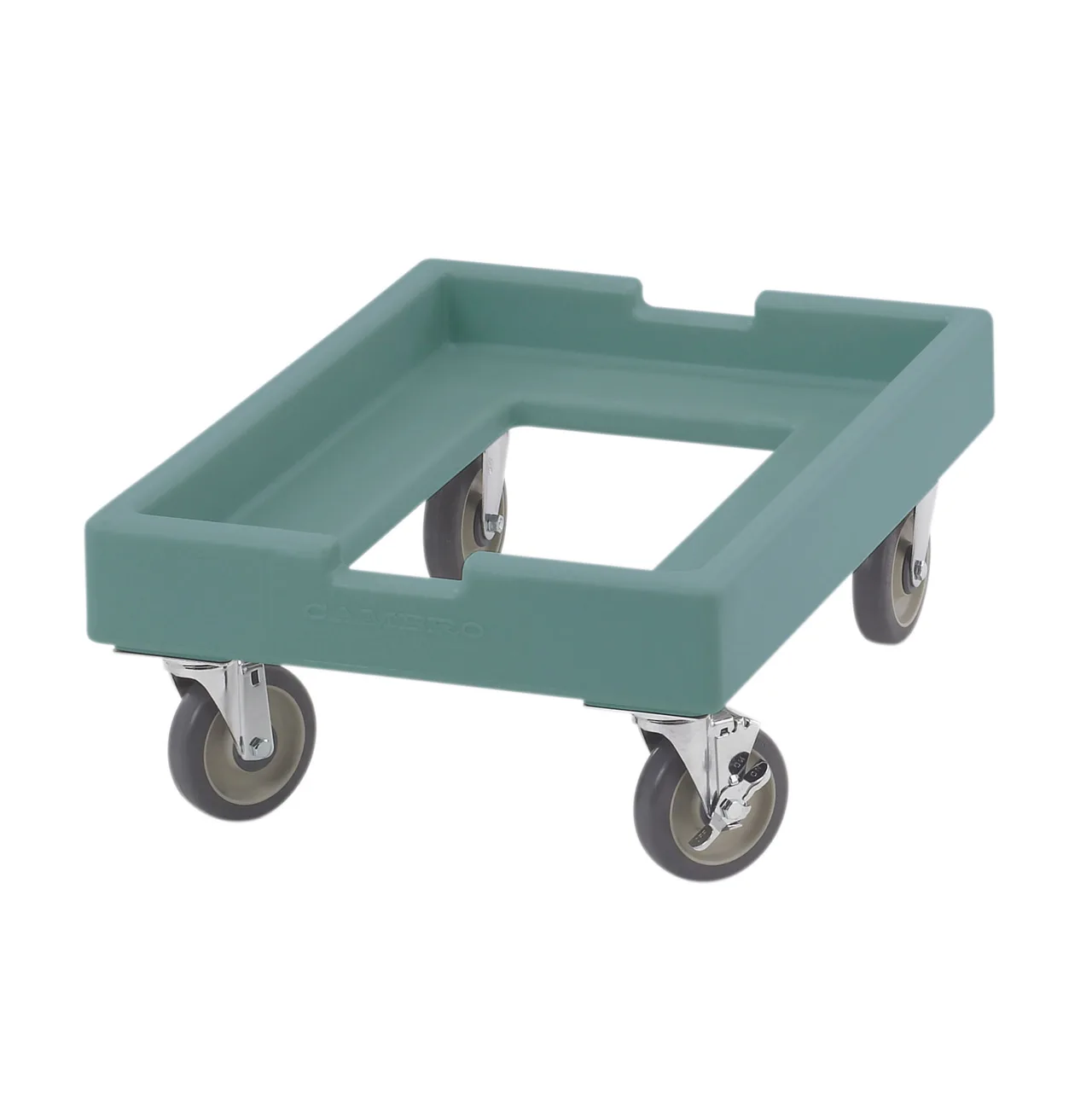 Cambro CD1826PDB401 Camdolly Pizza Dough Box Dolly, 27.9L x 19.9W x 10.3H, 300 lb, Slate Blue, Polyethylene