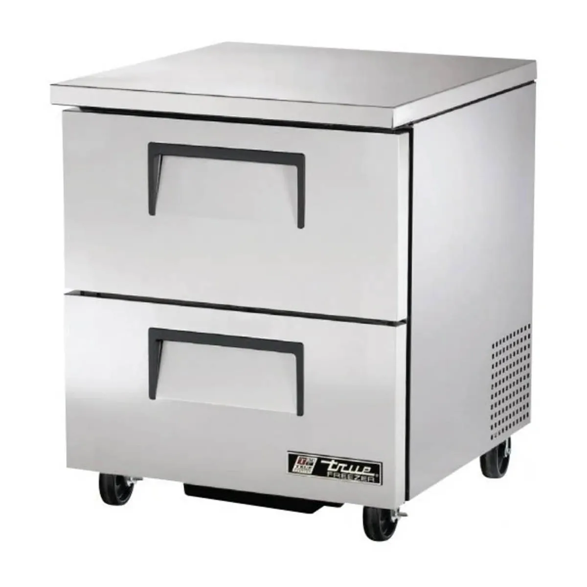 True TUC-27F-D-2-HC 27" 1-Section Undercounter Freezer w/ 2 Drawers, 1/4 HP, Stainless Steel Exterior
