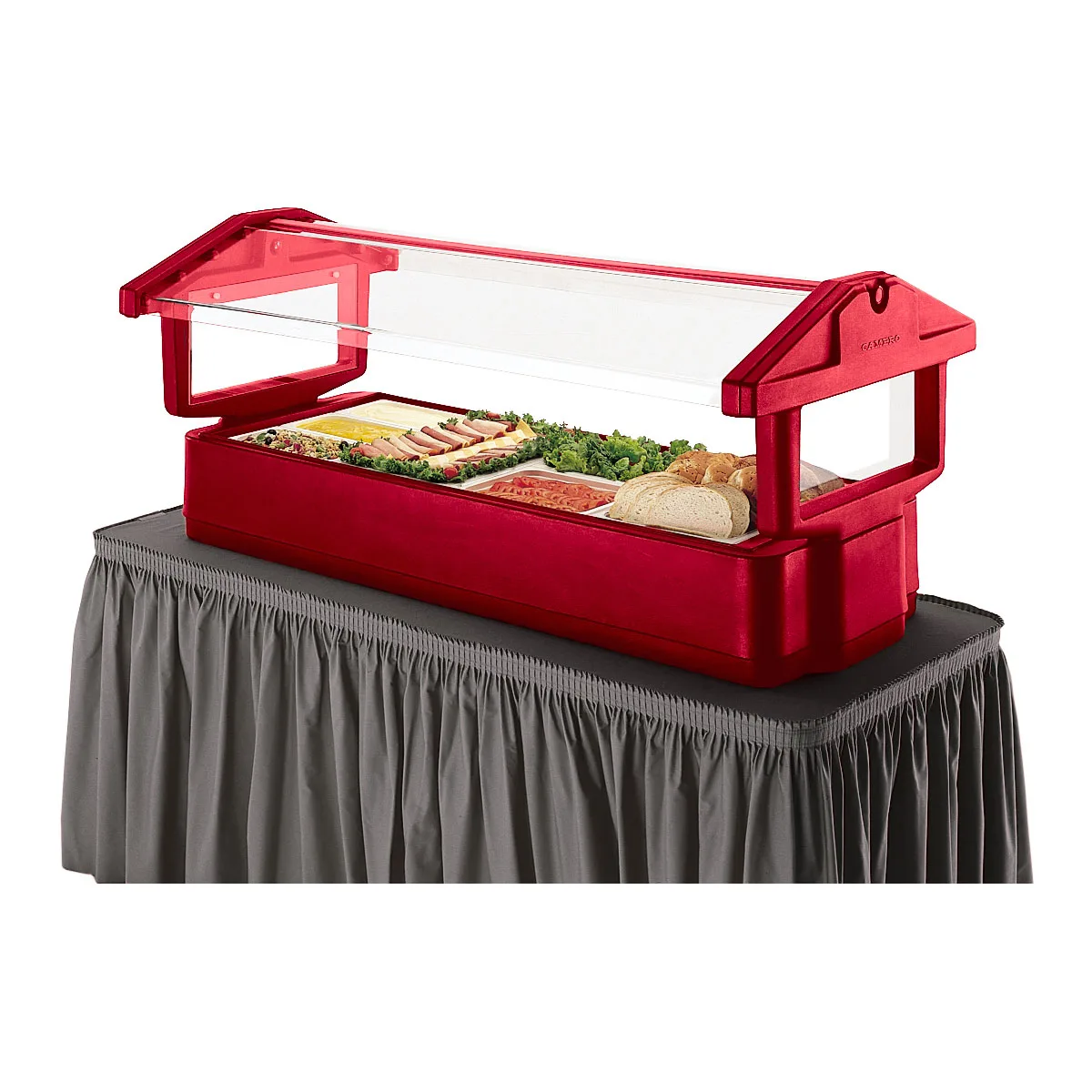 Cambro 4FBRTT158 Table Top Food Bar, 51"L X 33-1/4"W X 27"H, Table Top