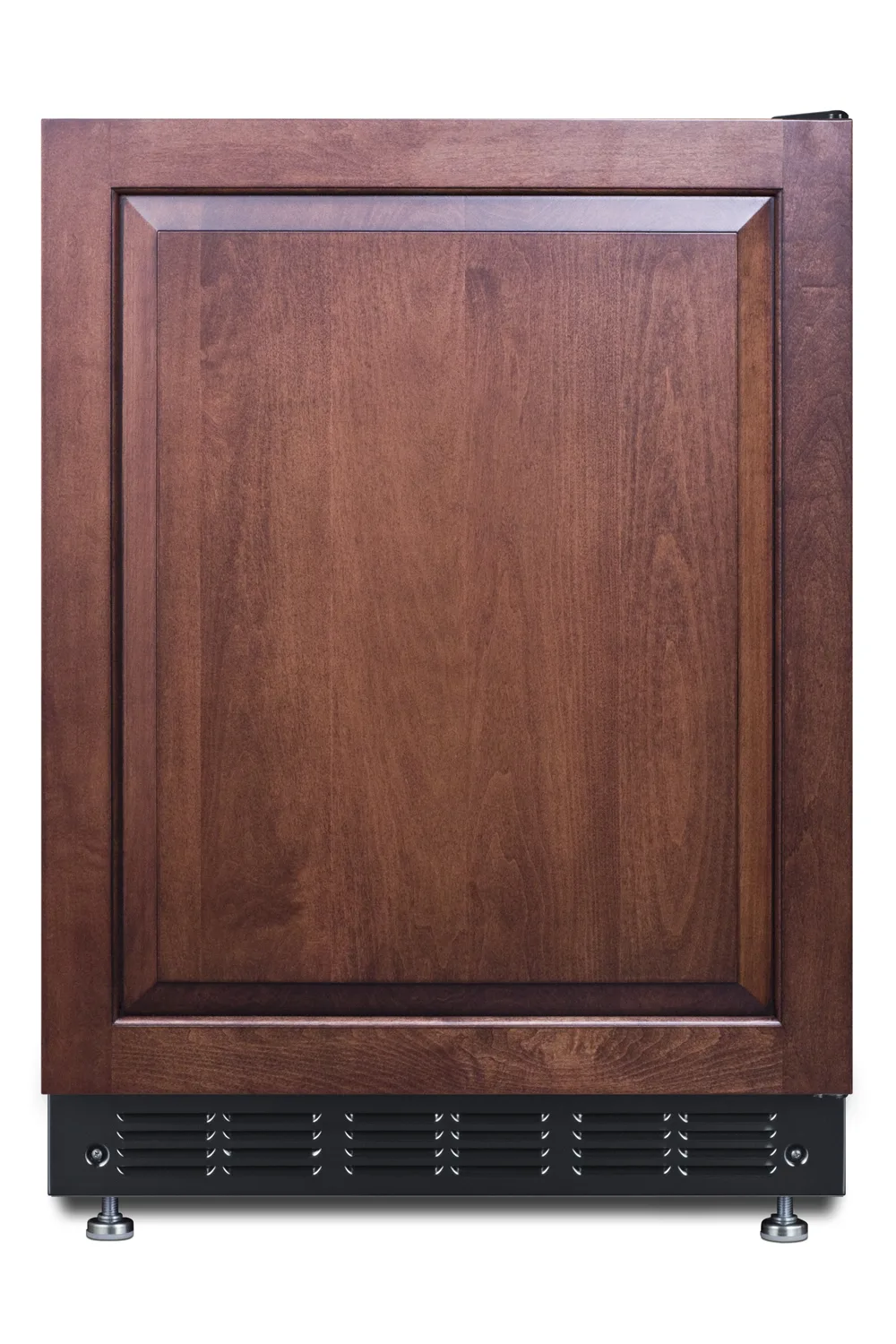 Summit FF708BLSSRSIF 24" Undercounter Reach-In Refrigerator in Black, Right Hinged Panel Ready Door, 5.1 cu. ft.