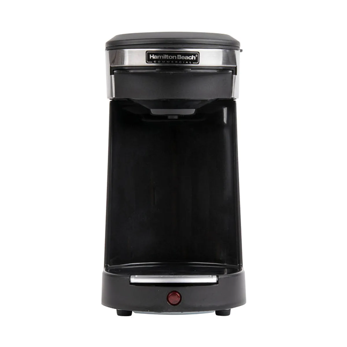 Hamilton Beach HDC200S-CE Stainless Steel Front Loading Pod Coffee Maker, 500W/230V - Black