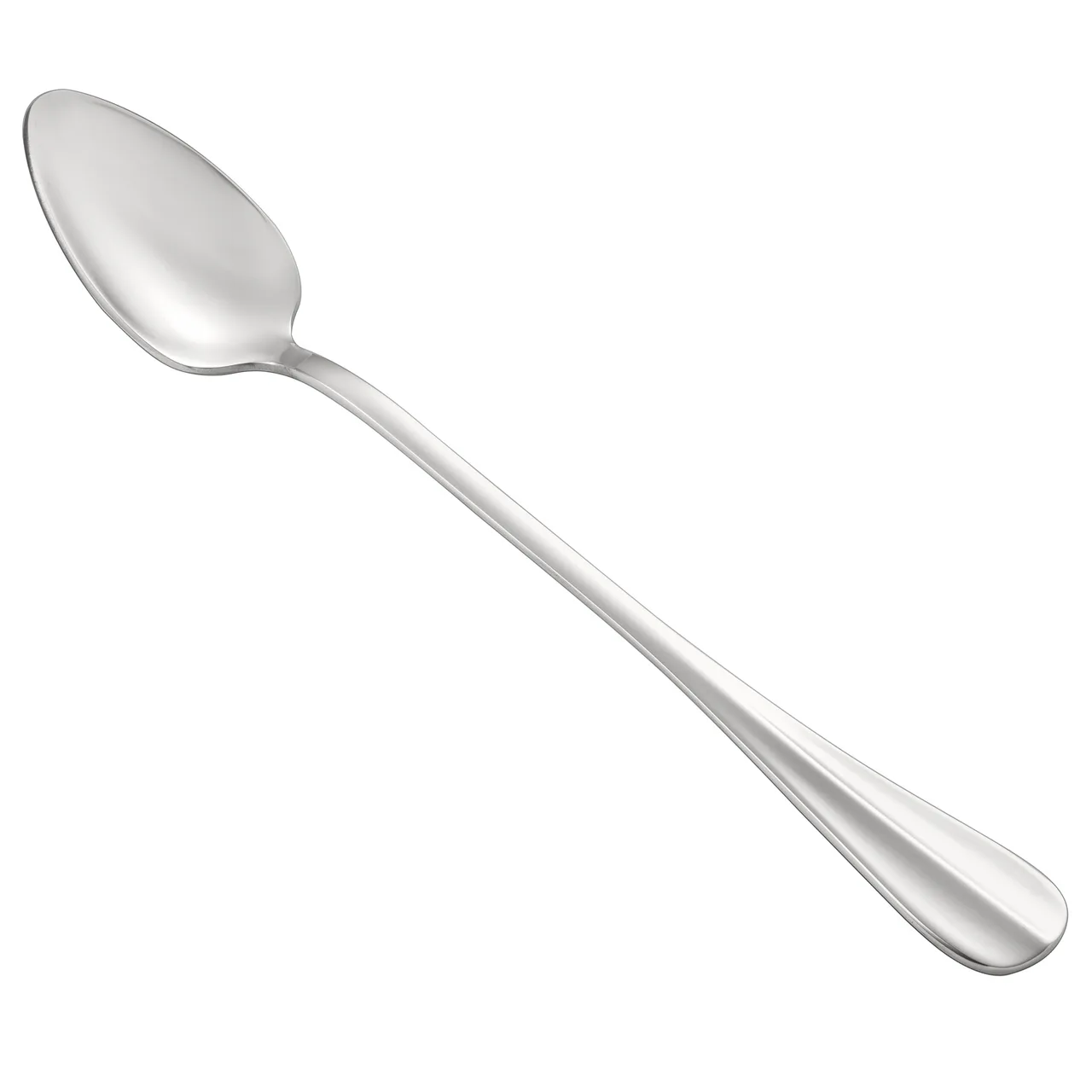 CAC China 8005-02 Iced Tea Spoon – 7‑3/8" Extra‑Heavy 18/8 Stainless Steel, 7‑8" Length - 1 Dozen