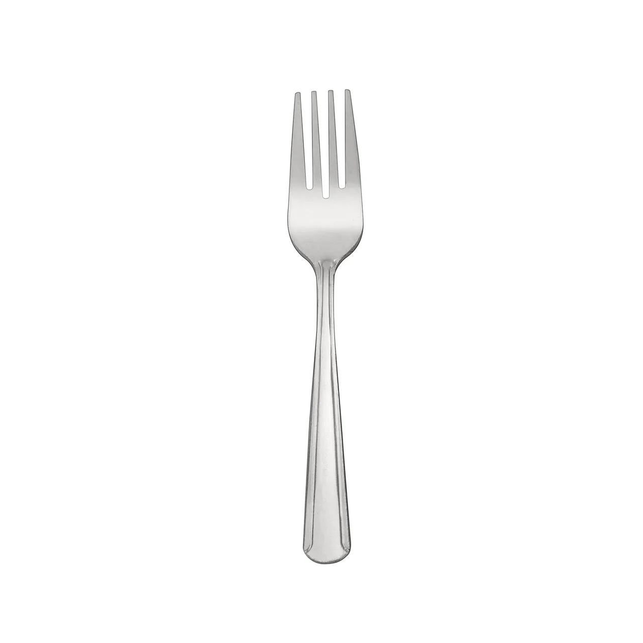 CAC China 2001-06 Salad Fork, 6‑1/8" Length, 18/0 Stainless Steel Frost Finish - 1 Dozen