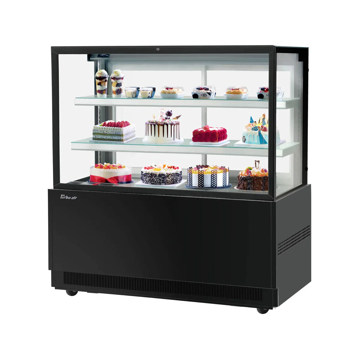 Turbo Air TBP60-54FN-W(B) 59" Refrigerated Bakery Display Case