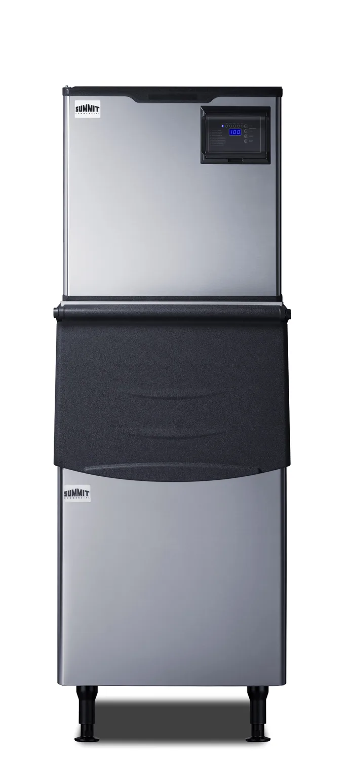 Summit BIM352KBIN Clear Cube Ice Maker, 23" Wide, 350 lb Capacity, 275 lb Bin, 115V, ETL Certified