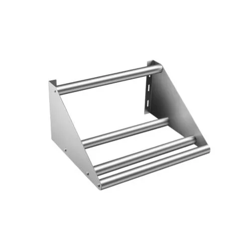 Klinger's Trading TSW1942 Stainless Steel Wall Mount Glass Rack Sorting Shelf- 42"W x 18-1/2"D