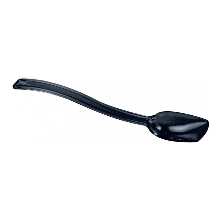 Omcan USA 80289 Buffet Serving Spoon – 9" Polycarbonate, Black Handle, NSF Kitchen Utensil