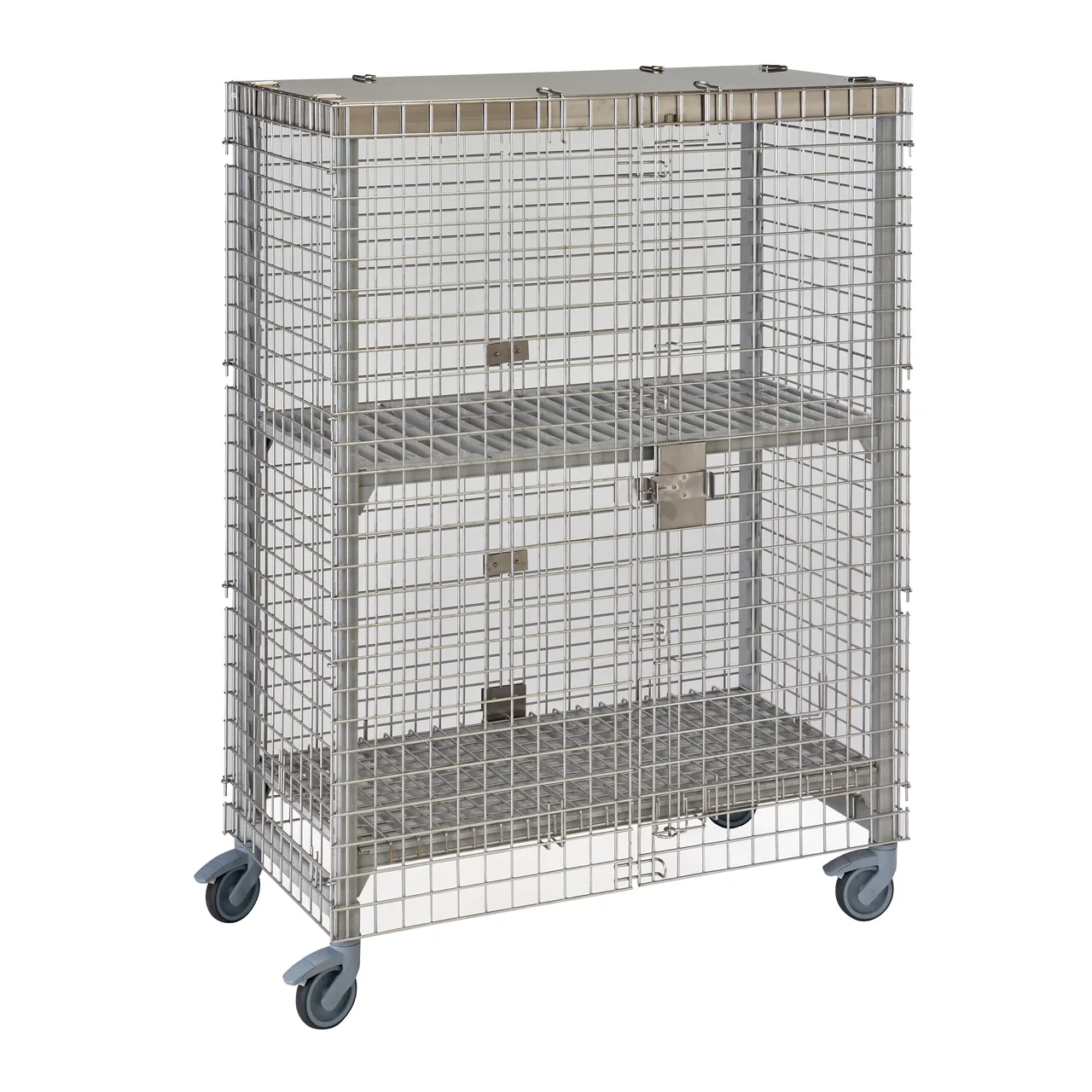 Cambro CPMU244867SUPKG Camshelving® Premium Mobile Security Unit, 26.75" x 50.25" x 67.75"