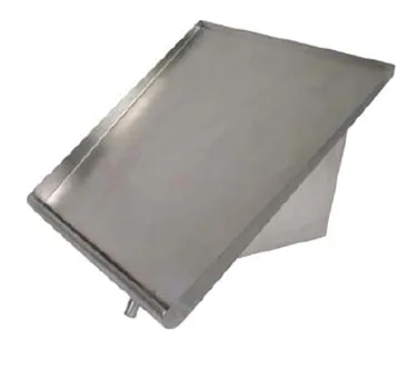 John Boos PB-SRW-63 Stainless Steel Solid Wall Mounted Sorting Shelf - 63"W x 15-3/8"D