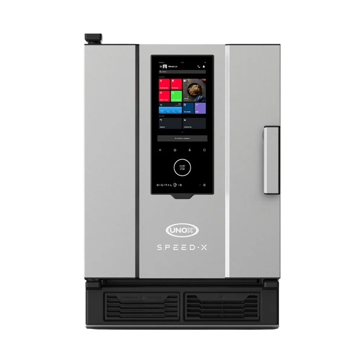 UNOX XAPA-0523-SXRS Electric Half Size 10 Pan Combi Oven w/ Programmable Controls, Steam Generator