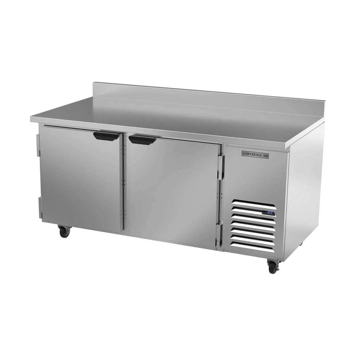 Beverage Air WTF67AHC 67" 2-Section Worktop Freezer w/ 2 Doors, 20 cu. ft.