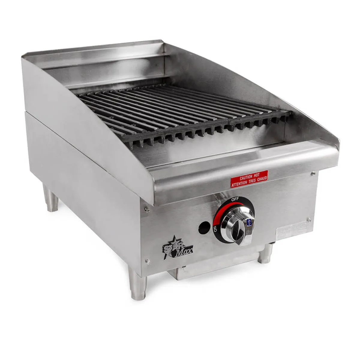 Star 6115RCBF 15" Countertop Gas Radiant Charbroiler w/ (1) Burner, 35.000 BTU
