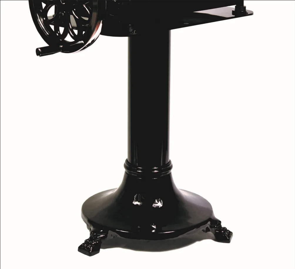 AMPTO F350-STAND Flywheel Volano Slicer Stand, Pedestal, Black Finish