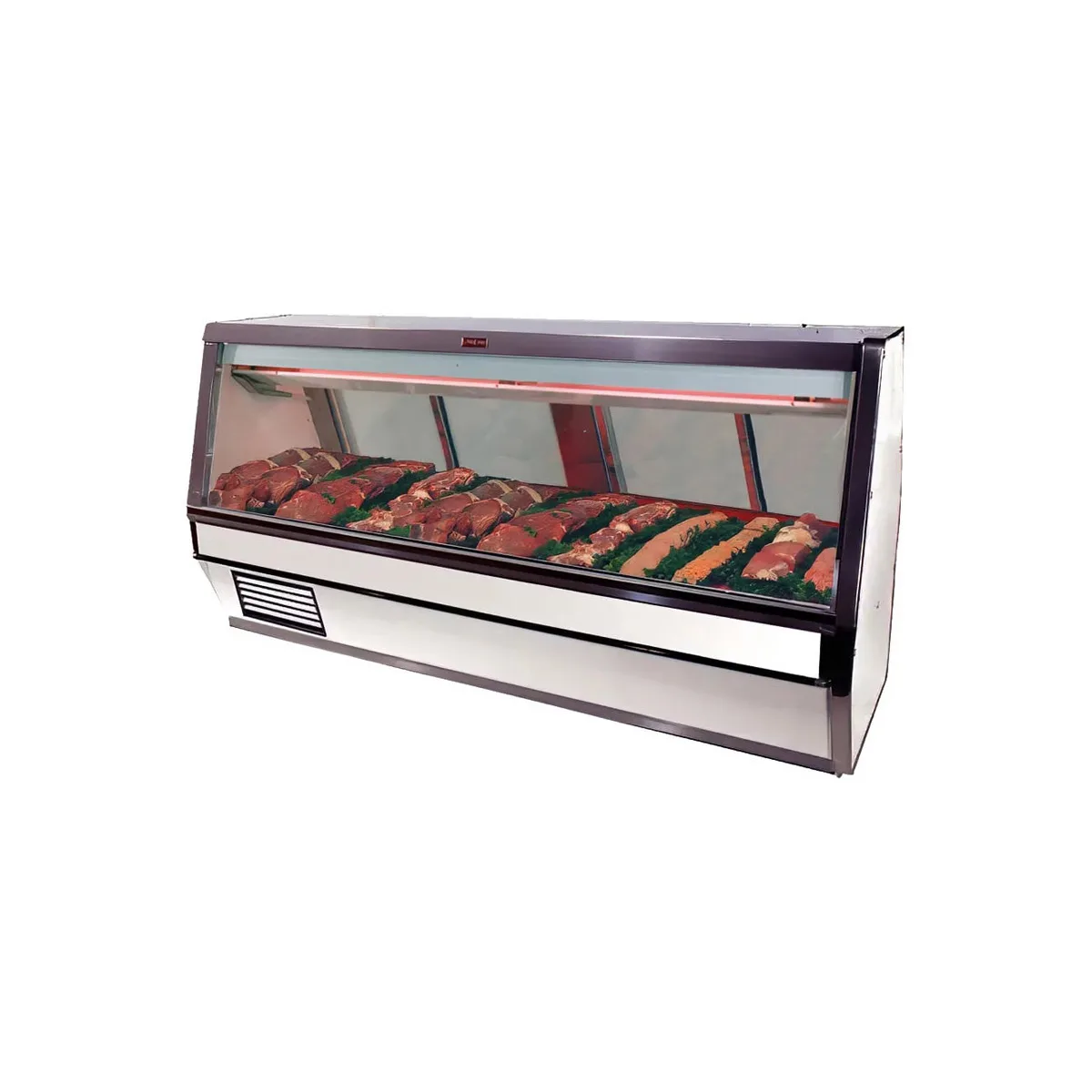 Howard-McCray SC-CMS40E-10-S-LED 125" Single Duty Flat Refrigerated Meat Display Case