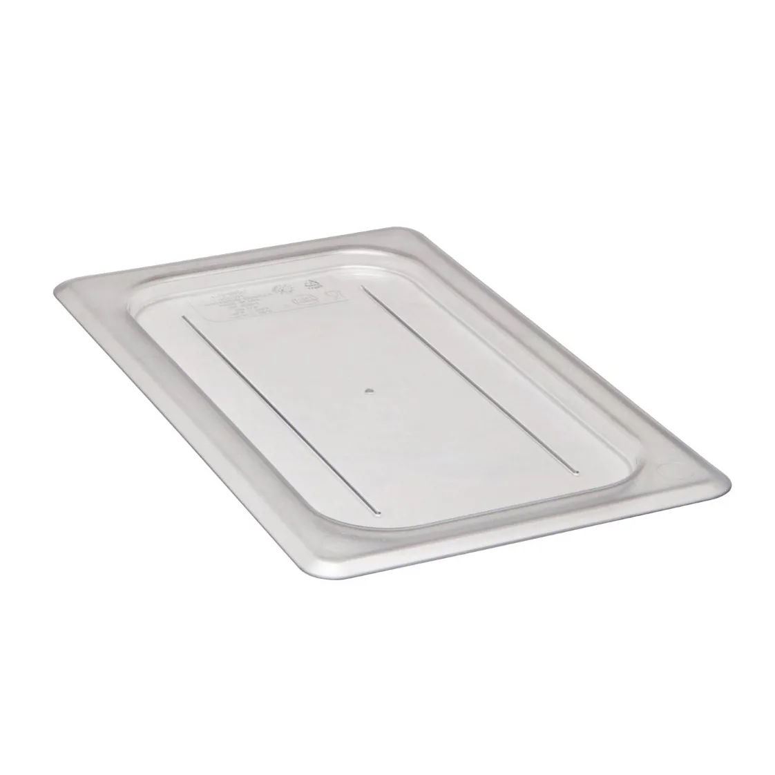 Cambro 40CWC135 Food Pan Cover – 1/4 Size Flat Clear Polycarbonate Lid, NSF