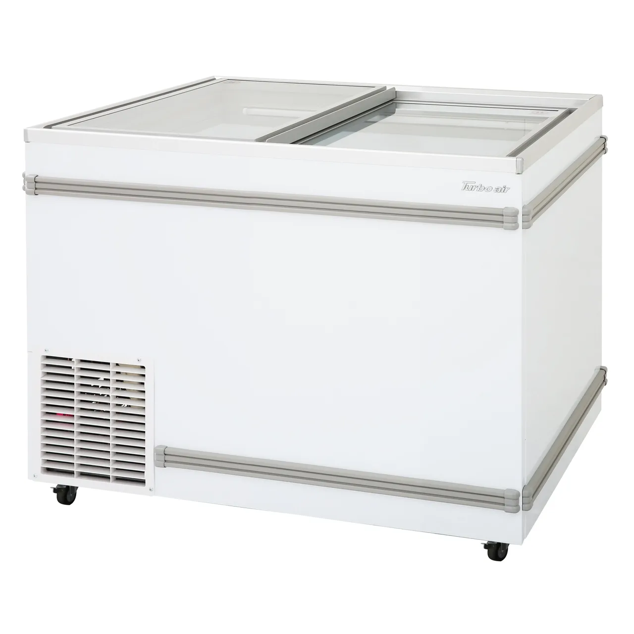 Turbo Air TFS-11F-N 40" Island Glass Chest Freezer, 13.77 cu. ft.