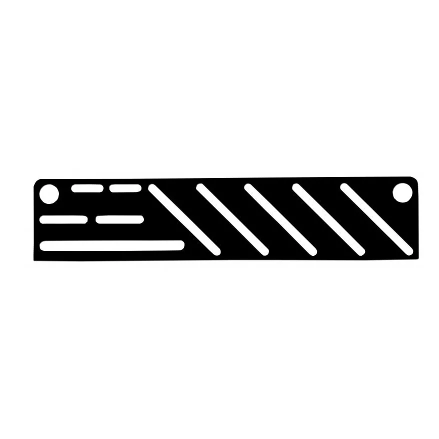 Omcan USA 12930 Black Insert for Knife Rack, Black, Fits 12" Slot, Snap‑Fit Install