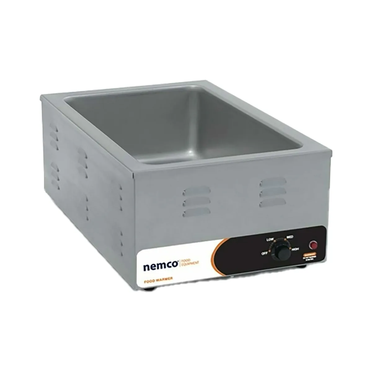 Nemco 6055A-220 Countertop Food Pan Warmer w/ 1 Full-Size Pan Well, Adjustable Thermostat
