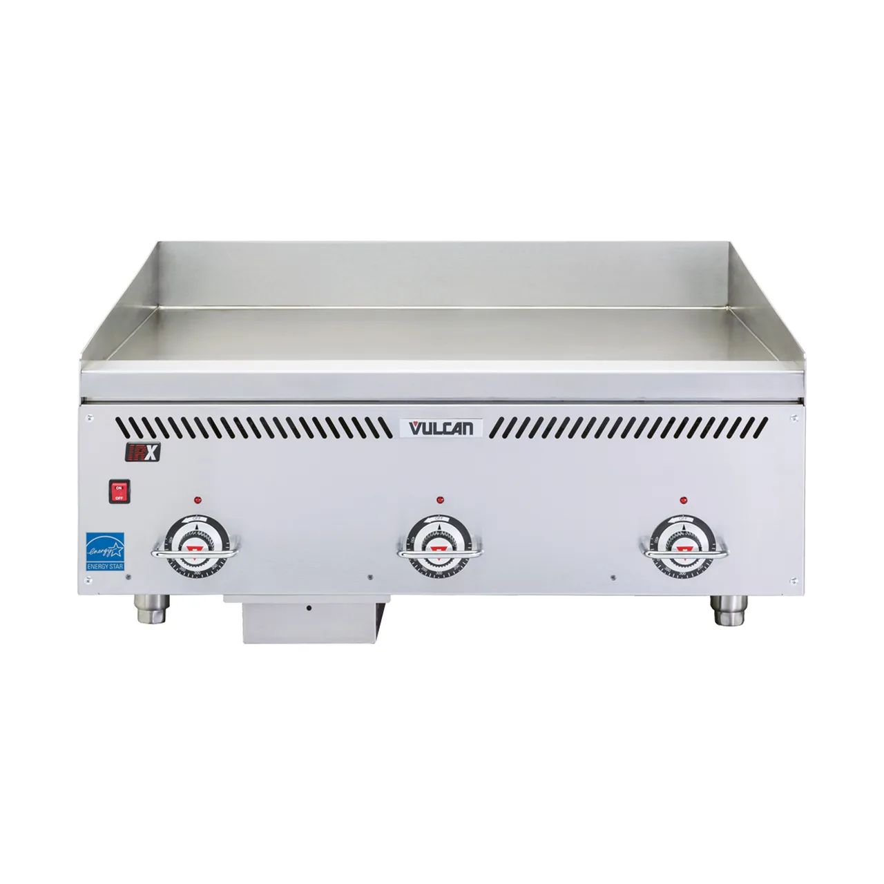 Vulcan VCCG36-AR 36" Countertop Gas Griddle, Atmospheric Burners, 1" Chrome Plate, 90.000 BTU