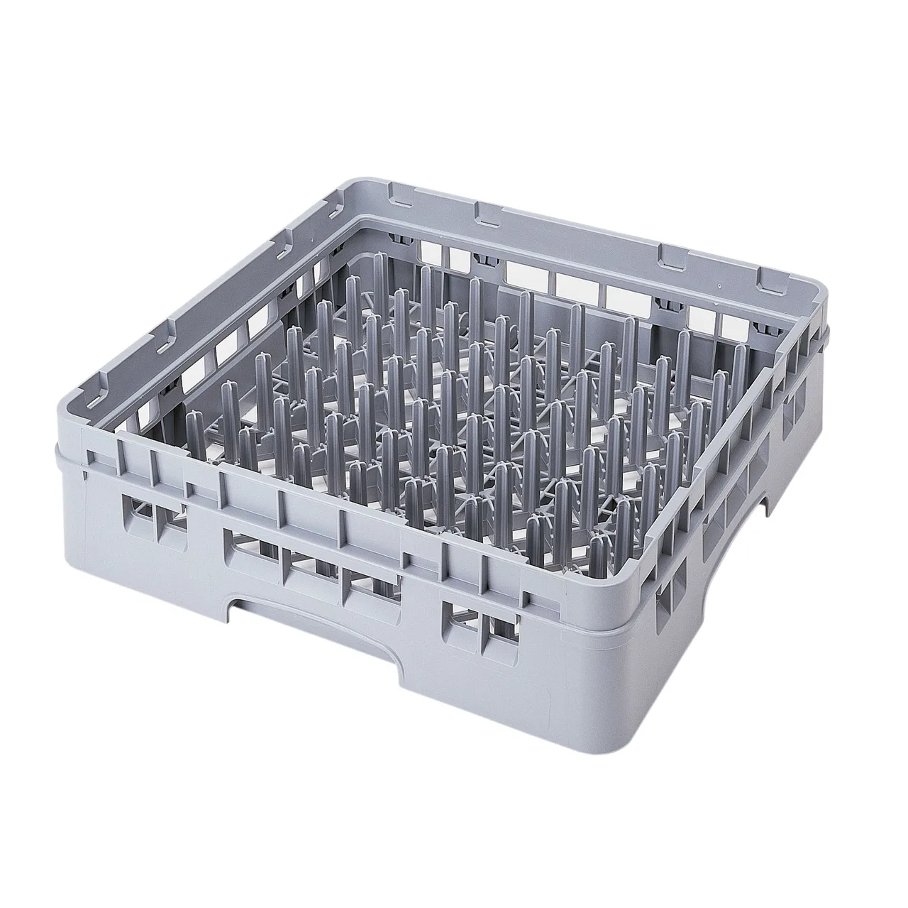 Cambro PR500151 Camrack 9x9 Peg Rack, Full Size, 19-3/4" x 19-3/4", Soft Gray, NSF Certified, with 1 Extender