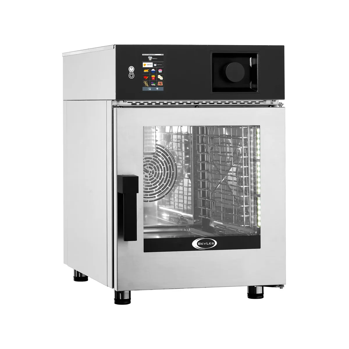 BevLes Company BMCE06LHWS Half Size 6 Pan Electric Combi Oven w/ Minitouch Control, Boilerless