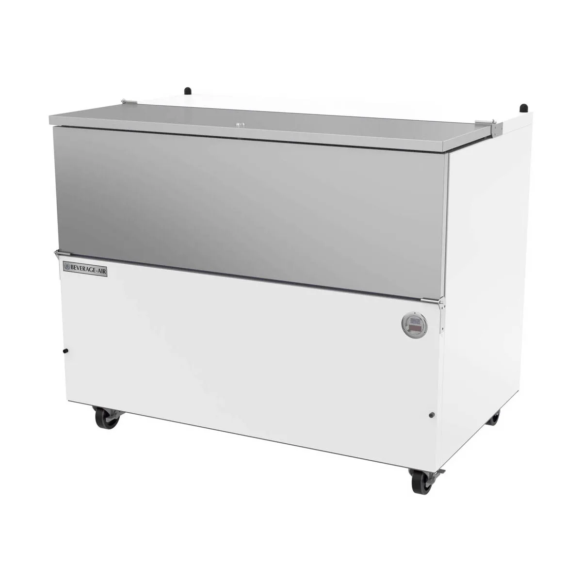 Beverage Air SM49HC-W-02 49" Single Sided Milk Cooler, Cold Wall, 12 Crates Capacity