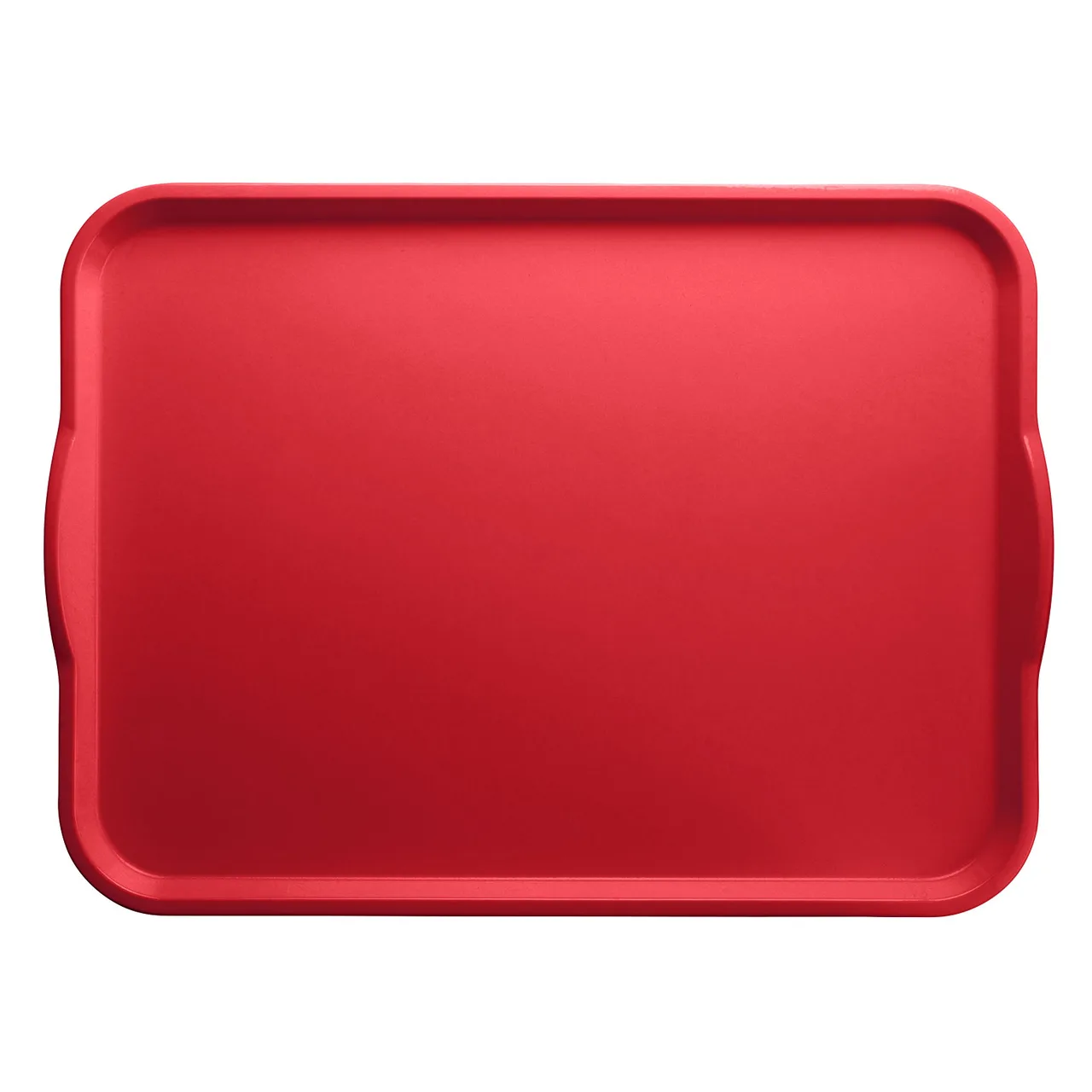 Cambro 1520H510 Camtray Rectangular Tray, 15" x 20", Signal Red Reinforced Fiberglass, NSF