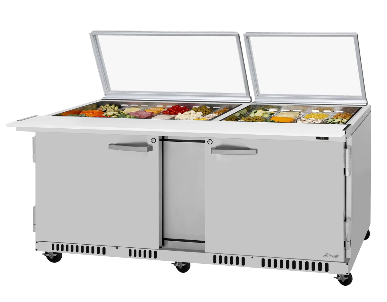 Turbo Air PST-72-30-FB-N-GL Sandwich / Salad Unit Refrigerated Counter