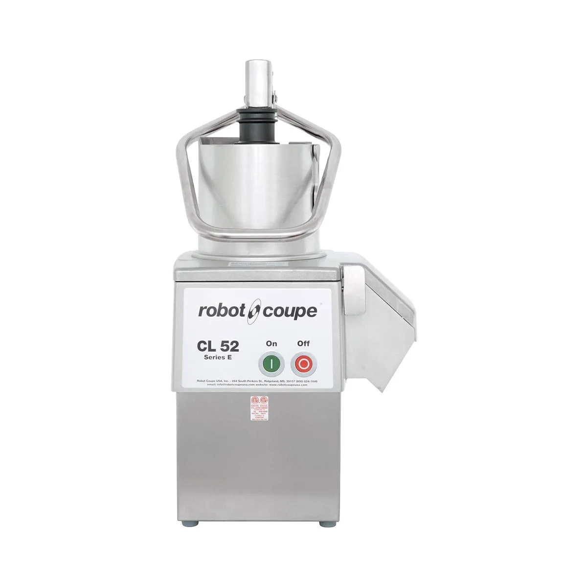 Robot Coupe CL52E NODISC Continuous Feed Commercial Food Processor, No Discs, 2 hp