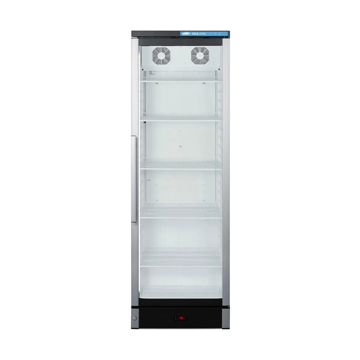 Summit SCR1301 23" Slim Merchandiser Refrigerator w/ Right Hinged 1 Glass Door, 12.4 cu. ft.