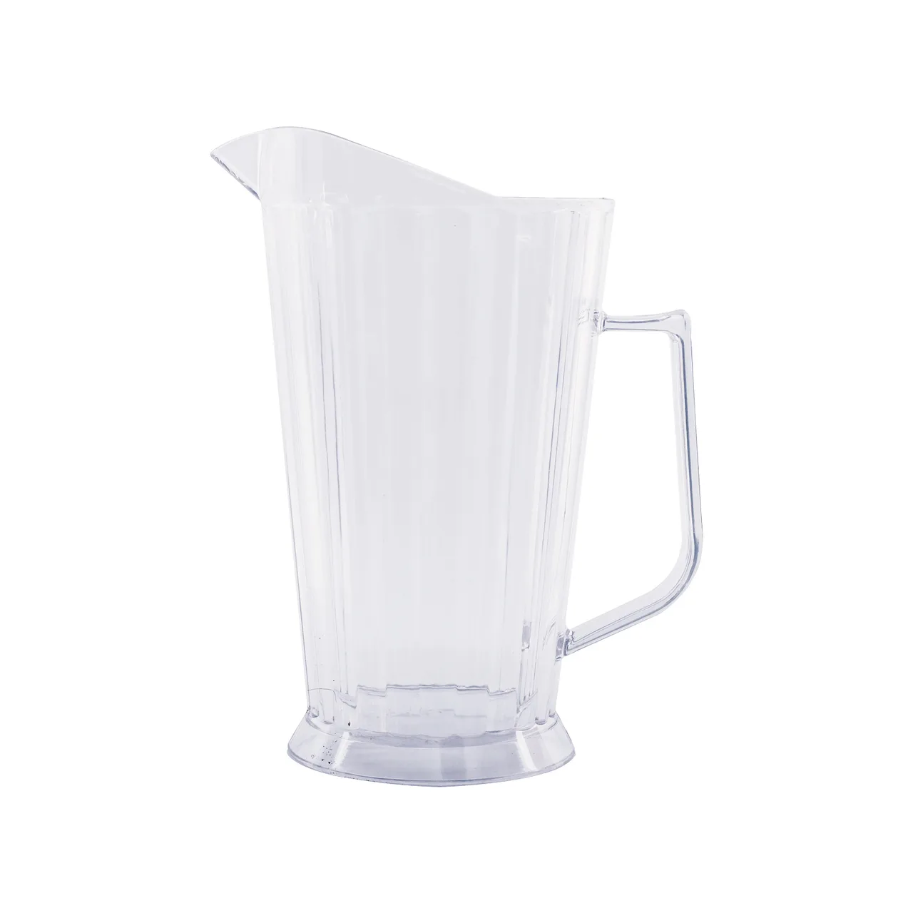 CAC China WPBR-61C Plastic Water Pitcher, 60 Oz Clear Polycarbonate, NSF Certified, 32‑63 Oz Capacity
