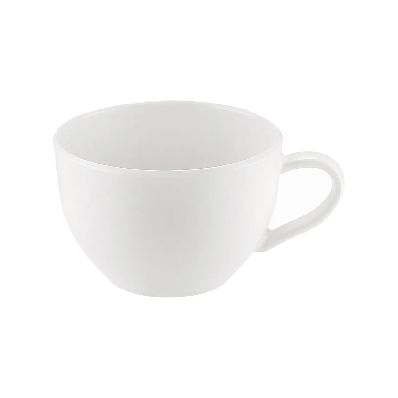 CAC China MLNC-1 - Maxwell Short Plastic Mug, 7.5 oz (3.75") White Melamine - 1 Dozen