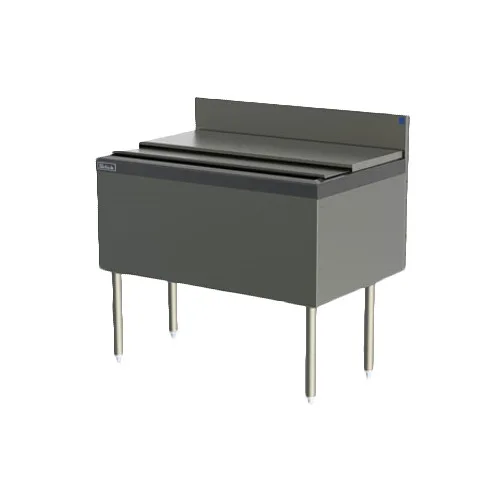 Perlick TSF42IC10 Underbar Ice Bin/Cocktail Unit with 125 lbs. Ice Capacity 10-Circuit Cold Plate