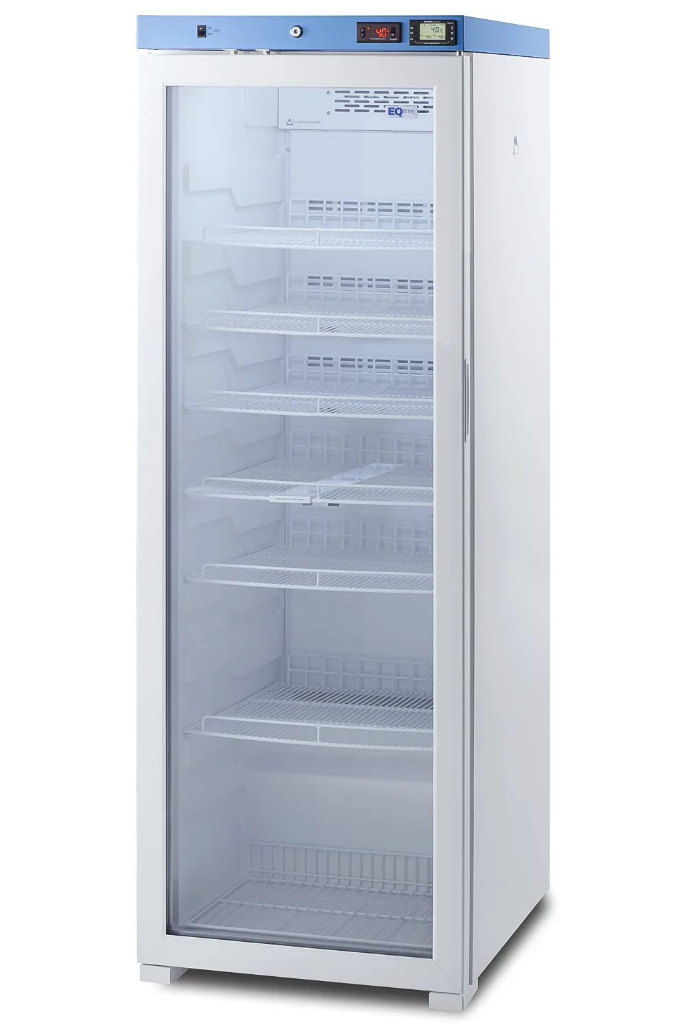 Summit ACR1602GNSF456 Medical Refrigerator, 24" Wide, 15.53 cu.ft, Finish, Glass Door, Thermostat