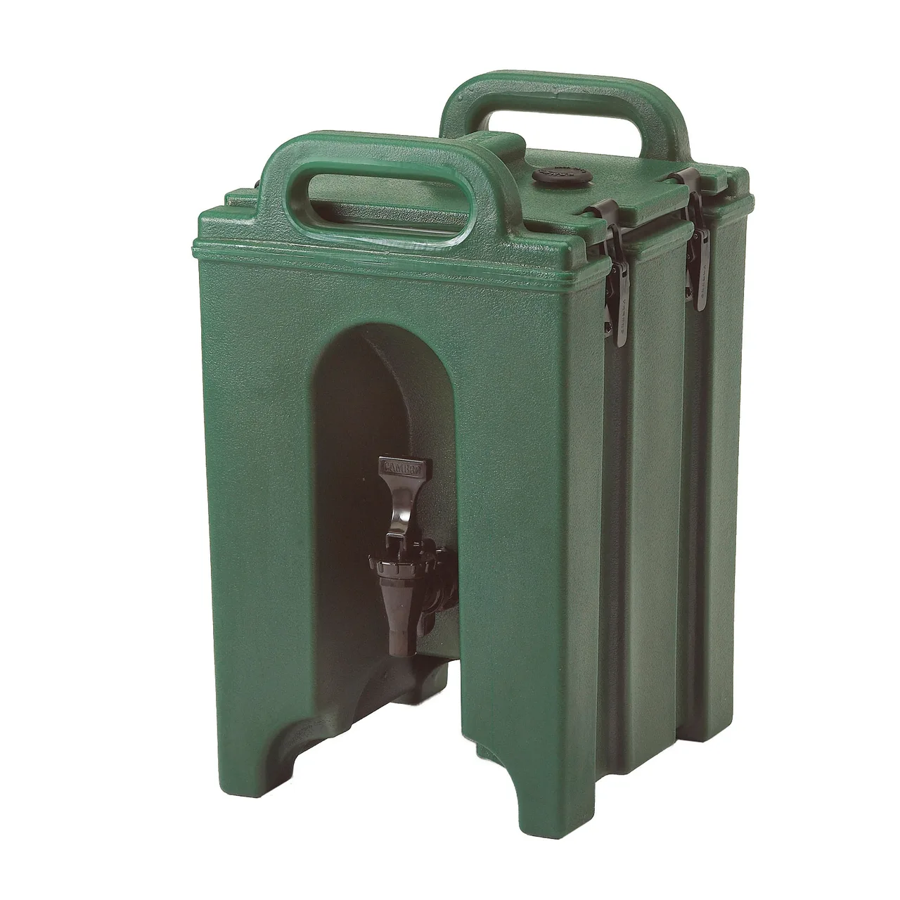 Cambro 100LCD519 Beverage Carrier, 1.5‑Gal Plastic, Green, 10‑3/8"W×11‑1/2"D×17‑1/4"H, NSF