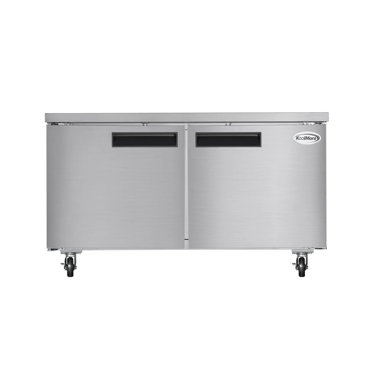Koolmore KM-UCF-15SS 60" 2-Door Undercounter Freezer Stainless Steel 13.3 cu. ft.