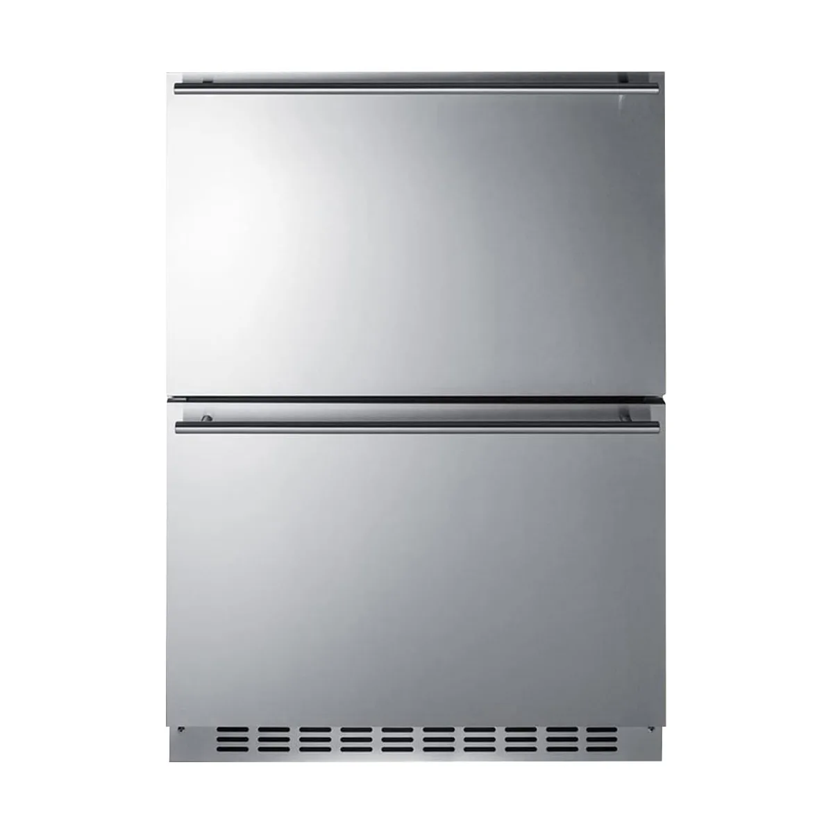 Summit SPRF34D 24" Built-in or Freestanding Refrigerator Freezer w/ Panel Ready 2 Drawers, 3.9 cu. ft.