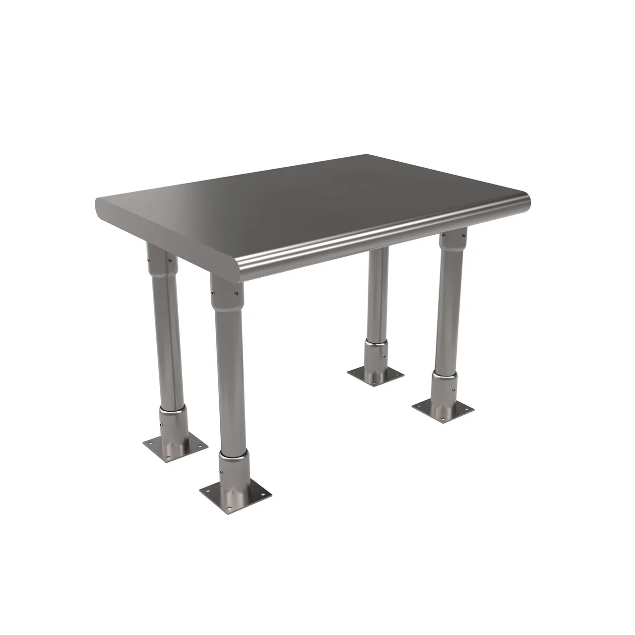 BK Resources BK-OSS-1824BN Single Overshelf, Table Mount, 24"W X 18"D