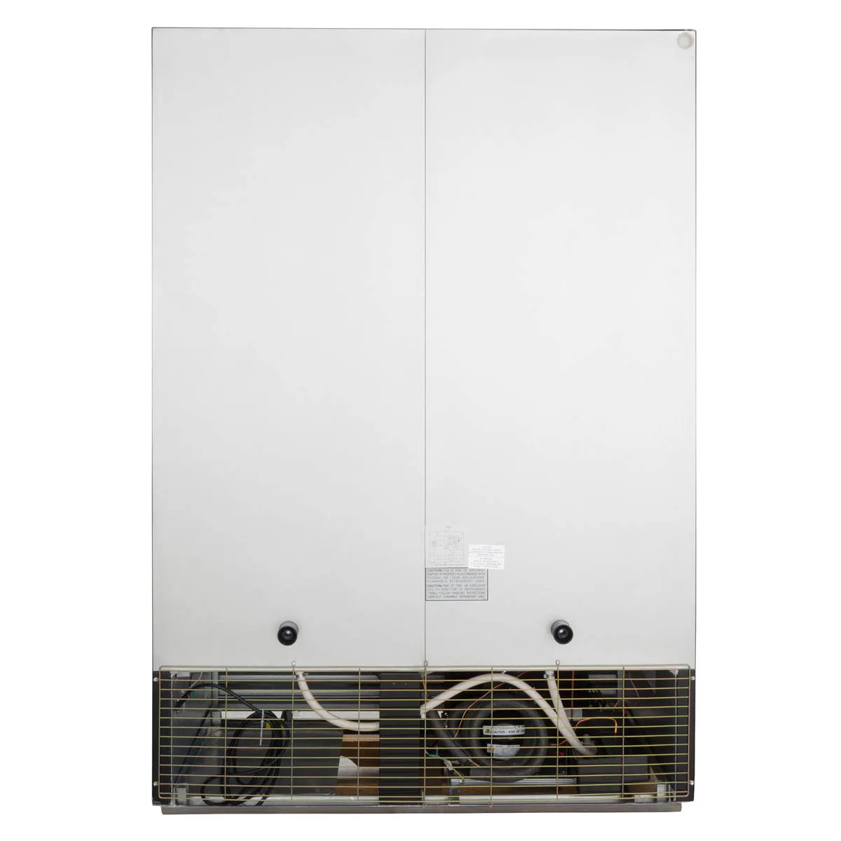 Beverage Air MT53-1-SDB 54" 2-Section Marketeer Glass Door Merchandiser in Black, 41.66 cu. ft.