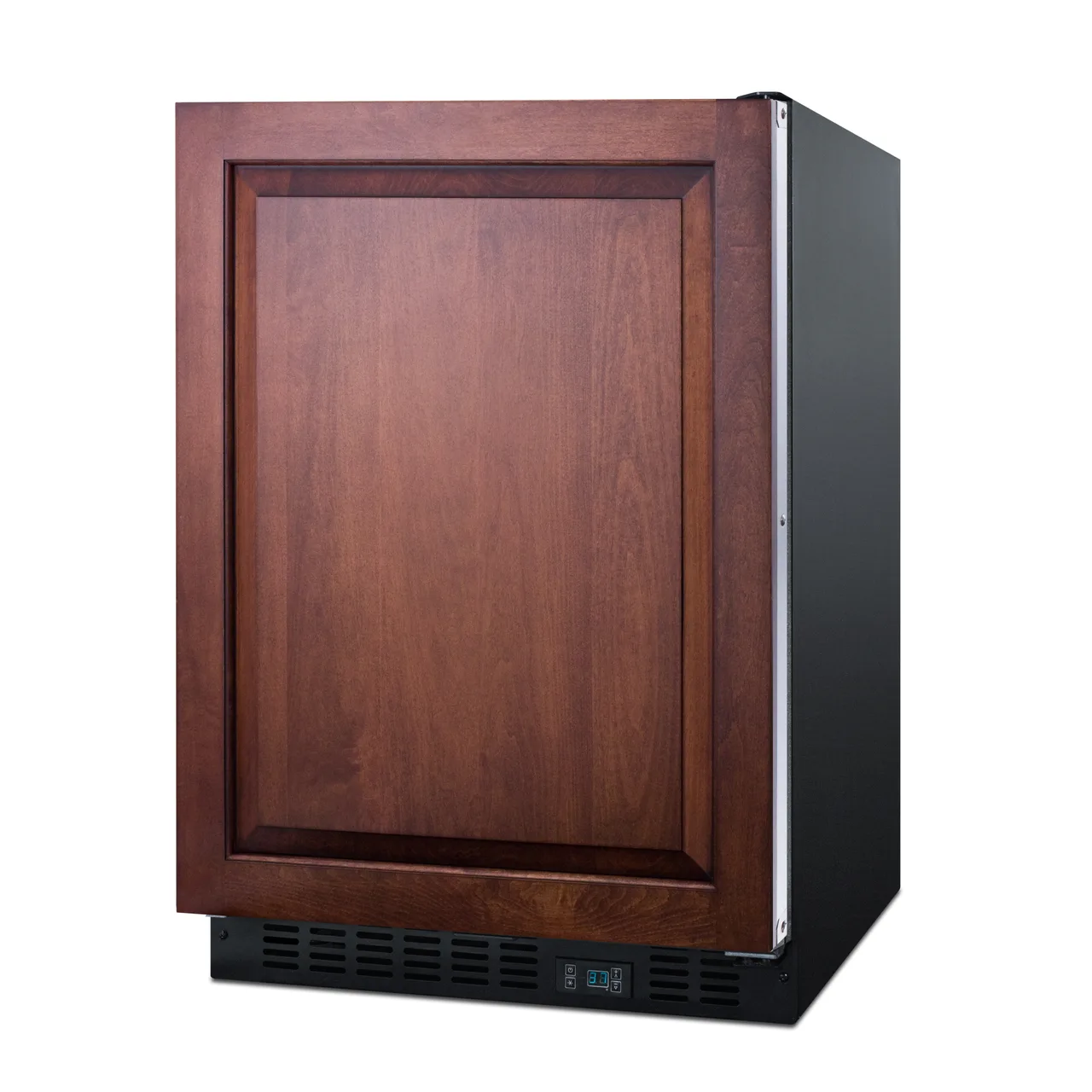 Summit SCR610BLSDIF 24" Panel Ready Door Undercounter Refrigerator in Black, 5 cu. ft.